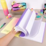 strisce colorate e 4 fori - Colore Giallo/Rosa