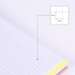 Milan Sunset Quaderno a spirale Formato A4 Griglia 5x5 mm - 90 fogli da 95 g/m² - Microperforato, strisce colorate e 4 fori - Colore Giallo/Rosa - immagine 3