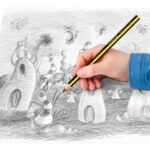 Staedtler Noris 119 Jumbo Cubo Espositore con 72 Matite di Grafite Triangolari - Mina HB2 Ultra Resistente da 4 mm - Legno da Foreste Sostenibili - immagine 4