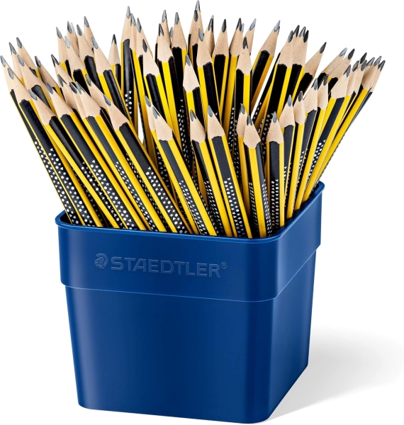 Staedtler Noris 183 Espositore da 72 matite di grafite - Mina HB - Resistenza alla rottura