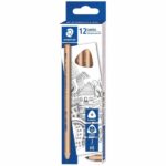 Staedtler Noris Natural 119 Jumbo Matita di grafite triangolare HB 4 mm - Legno certificato FSC - Corpo in legno naturale - immagine 2