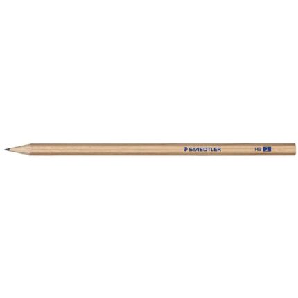 Staedtler Noris Natural 130 Matita di grafite esagonale HB - Legno certificato FSC - Corpo in legno naturale