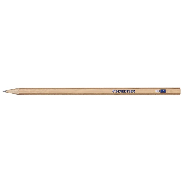 Staedtler Noris Natural 130 Matita di grafite esagonale HB - Legno certificato FSC - Corpo in legno naturale