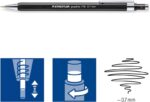 Staedtler Graphite 778 Portamine 0,7 mm - Corpo esagonale nero opaco - Punta metallica retrattile - Mina ammortizzata - Clip metallica - Gomma - immagine 4