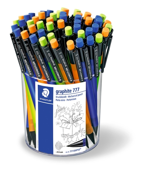 Staedtler Graphite 777 Espositore con 50 portamine da 0