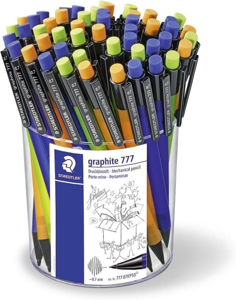 Staedtler Graphite 777 Espositore con 50 portamine da 0