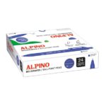 Alpino Soft Touch Penna a sfera a scatto - Punta 1 mm - Tocco morbido - Inchiostro blu - Colore blu - immagine 2