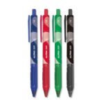 Alpino Dot Confezione da 4 penne a sfera a scatto - Punta da 1 mm - Impugnatura morbida - Colori assortiti - immagine 2