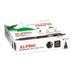Alpino Dot Penna a sfera retrattile - Punta da 1 mm - Impugnatura morbida - Colore nero - immagine 2