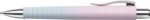 Faber-Castell Poly Ball Flow Edition Blushing Sky Penna a sfera a scatto XB - Forma triangolare ergonomica - Morbida al tatto - Colore rosa/blu sfumato - immagine 2