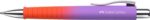 Faber-Castell Poly Ball Flow Edition Punchy Melon Penna a sfera a scatto XB - Forma triangolare ergonomica - Morbida al tatto - Colore lilla/rosso sfumato - immagine 2