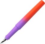 Faber-Castell Poly Ball Flow Edition Punchy Melon Penna Stilografica - Larghezza del pennino media - Morbida al tatto - Colore lilla/rosso sfumato - immagine 2