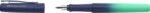 Faber-Castell Poly Ball Flow Edition Buzzing Blue Penna stilografica - Larghezza pennino media - Morbida al tatto - Colore blu/turchese sfumato
