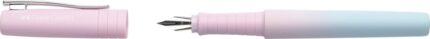Faber-Castell Poly Ball Flow Edition Blushing Sky Penna stilografica - Larghezza pennino medio - Morbida al tatto - Colore rosa/blu sfumato