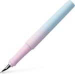 Faber-Castell Poly Ball Flow Edition Blushing Sky Penna stilografica - Larghezza pennino medio - Morbida al tatto - Colore rosa/blu sfumato - immagine 2