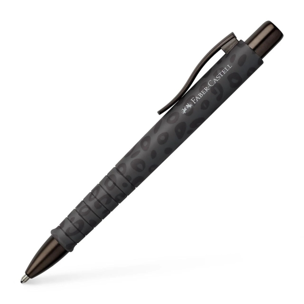 Faber-Castell Poly Ball Leo Edition 2026 Penna a sfera a scatto XB - Forma triangolare ergonomica - Morbida al tatto - Design Urban Jungle