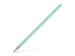 Faber-Castell Sparkle Aurora Espositore con 144 matite triangolari in grafite B - Miniera resistente alla rottura - Con cappuccio argentato - Colori del corpo: fucsia, blu ghiaccio e verde menta - immagine 3