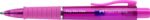 Faber-Castell Poly Ball View Aurora Colours Penna a sfera retrattile XB - Corpo traslucido - Impugnatura antiscivolo - Inchiostro blu - Colore fucsia - immagine 2