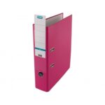Elba Rado Top Classificatore a leva largo - Formato A4 - Angolari metallici - Portacartellini con etichetta sul dorso - Copertina in polipropilene - Anello in alluminio - Colore rosa - immagine 2