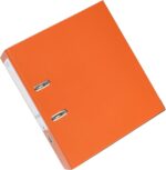 Elba Rado Top Classificatore a leva largo - Formato A4 - Angolari metallici - Portacartellini con etichetta sul dorso - Copertina in polipropilene - Anello in alluminio - Colore arancione - immagine 2