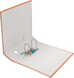 Elba Rado Top Classificatore a leva largo - Formato A4 - Angolari metallici - Portacartellini con etichetta sul dorso - Copertina in polipropilene - Anello in alluminio - Colore arancione - immagine 3
