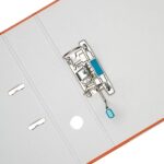 Elba Rado Top Classificatore a leva largo - Formato A4 - Angolari metallici - Portacartellini con etichetta sul dorso - Copertina in polipropilene - Anello in alluminio - Colore arancione - immagine 4