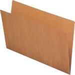Fade Cartelline semplici - Formato Folio - Cartoncino Kraft da 230 g/m² - Colore marrone