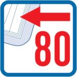 Herlitz Cartellina portadocumenti - Formato A4 - Morsetto metallico - Capacità fino a 80 fogli - Colore nero - immagine 3
