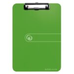 Raccoglitore con clip Herlitz - Formato A4 - Clip metallica - Capacità fino a 80 fogli - Colore verde