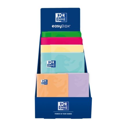 Oxford Expositor con 40 quaderni pinzati - Formati A4 e A5 - Tasca interna - Alette - Segnalibro - Anti-trasferimento dell'inchiostro - Colori assortiti