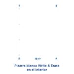 Oxford Europeanbinder Raccoglitore ad anelli - Lavagna bianca - Adesivi riposizionabili - Chiusura con elastico - Include fogli di ricambio 5x5 mm - Tasca interna - Dorso da 45 mm - Colori assortiti - immagine 3