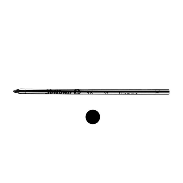 Pelikan Ricambio universale per penna a sfera Mini 38F - Scrittura fluida e precisa - Colore nero