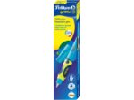 Pelikan Griffix Penna stilografica per mancini - Pennino in acciaio inossidabile - 3 punti di presa con indicatore - Ergonomica - Cappuccio protettivo - Colore blu - immagine 3