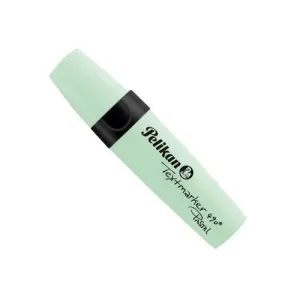 Pelikan Textmarker 490 Evidenziatore fluorescente - Ergonomico - A base d'acqua - Punta smussata con 3 larghezze di tratto - Colore verde pastello