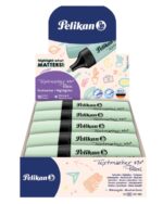Pelikan Textmarker 490 Evidenziatore fluorescente - Ergonomico - A base d'acqua - Punta smussata con 3 larghezze di tratto - Colore verde pastello - immagine 2