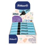 Pelikan Textmarker 490 Evidenziatore fluorescente - Ergonomico - A base d'acqua - Punta smussata con 3 larghezze di tratto - Colore verde acqua - immagine 2