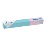 Pelikan Jazz Classic Penna a sfera a scatto - Tratto da 1 mm - Meccanismo a rotazione - Cappuccio e clip cromati - Ricambio 337M nero - Astuccio regalo - Colore blu navy - immagine 2
