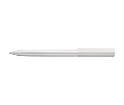 Pelikan Ineo Penna a sfera a scatto - Tratto da 1 mm - Meccanismo a rotazione - Ricarica 337M Blu - Alluminio anodizzato satinato - Confezione regalo in metallo - Colore Brisa
