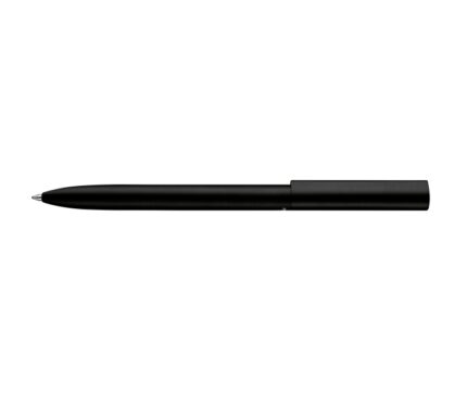 Pelikan Ineo Penna a sfera a scatto - Tratto da 1 mm - Meccanismo a rotazione - Ricarica 337M blu - Alluminio anodizzato satinato - Confezione regalo in metallo - Colore nero