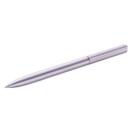Pelikan Ineo Penna a sfera a scatto - Tratto da 1 mm - Meccanismo a rotazione - Ricarica 337M blu - Alluminio anodizzato satinato - Confezione regalo in metallo - Colore lavanda