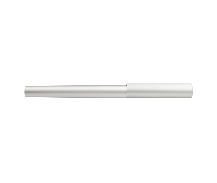 Pelikan Ineo Penna Stilografica - Punta M - Cofanetto in Metallo - Alluminio Anodizzato Satinato - Forma a Goccia Antiribaltamento - Ricambio Incluso - Colore Brisa