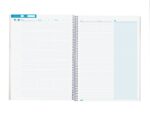 Finocam Organizzazione Pianificatore di Lezioni senza Date in Catalano per Insegnanti - Settimana Vista Verticale - 230x310mm - Copertine in Polipropilene - Carta da 80g/m2 - Spirale Metallica - Colore Blu - immagine 3