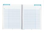 Finocam Organizzazione Pianificatore di Lezioni senza Date in Catalano per Insegnanti - Settimana Vista Verticale - 230x310mm - Copertine in Polipropilene - Carta da 80g/m2 - Spirale Metallica - Colore Blu - immagine 4