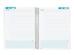 Finocam Organizzazione Pianificatore di Lezioni senza Date in Catalano per Insegnanti - 1 Giorno per Pagina - 230x310mm - Copertine in Polipropilene - Carta da 80g/m2 - Spirale Metallica - Colore Blu - immagine 3