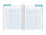 Finocam Organizer Pianificatore di Lezioni senza Data in Catalano per Insegnanti - 1 Giorno per Pagina - Formato 4º - 155x212mm - Copertina in Polipropilene - Carta da 80g/m2 - Spirale - Colore Blu - immagine 4