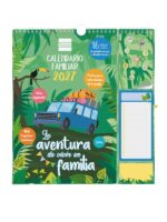 Finocam Sep Calendario da parete - 16 mesi - Vista mensile - Formato Plus - 215x325 mm - Doppia spirale metallica - Carta da 140 g/m² - Spazio per appunti - Anello porta penna - Multicolore