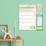Finocam Sep Calendario da parete - 16 mesi - Vista mensile - Formato Plus - 215x325 mm - Doppia spirale metallica - Carta da 140 g/m² - Spazio per appunti - Anello porta penna - Multicolore - immagine 2