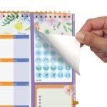Finocam Sep Calendario da parete - 16 mesi - Vista mensile - Formato Plus - 215x325 mm - Doppia spirale metallica - Carta da 140 g/m² - Spazio per appunti - Anello porta penna - Multicolore - immagine 5