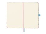 Finocam Moniquilla Quaderno con copertina rigida - 72 fogli - 90x150 mm - Carta crema da 80 g/m² - Liscia - Tasca interna - Chiusura con elastico - Fogli microperforati - Multicolore - immagine 4