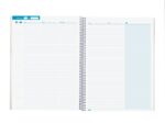 Finocam Organizzazione Agenda per insegnanti senza date - Settimana in formato verticale - 230x310 mm - Copertina in polipropilene - Carta da 80 g/m² - Spirale metallica - Colore blu - immagine 3
